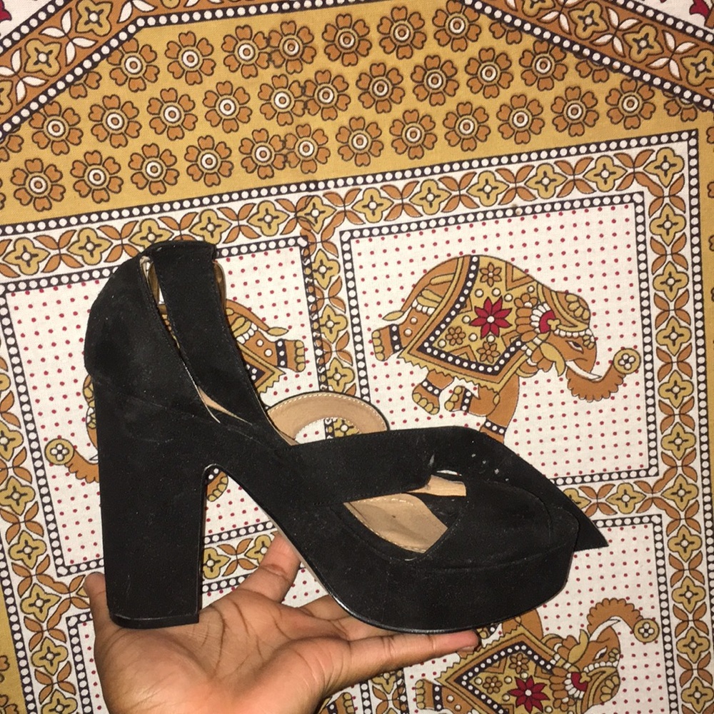 Suede H & M Heels